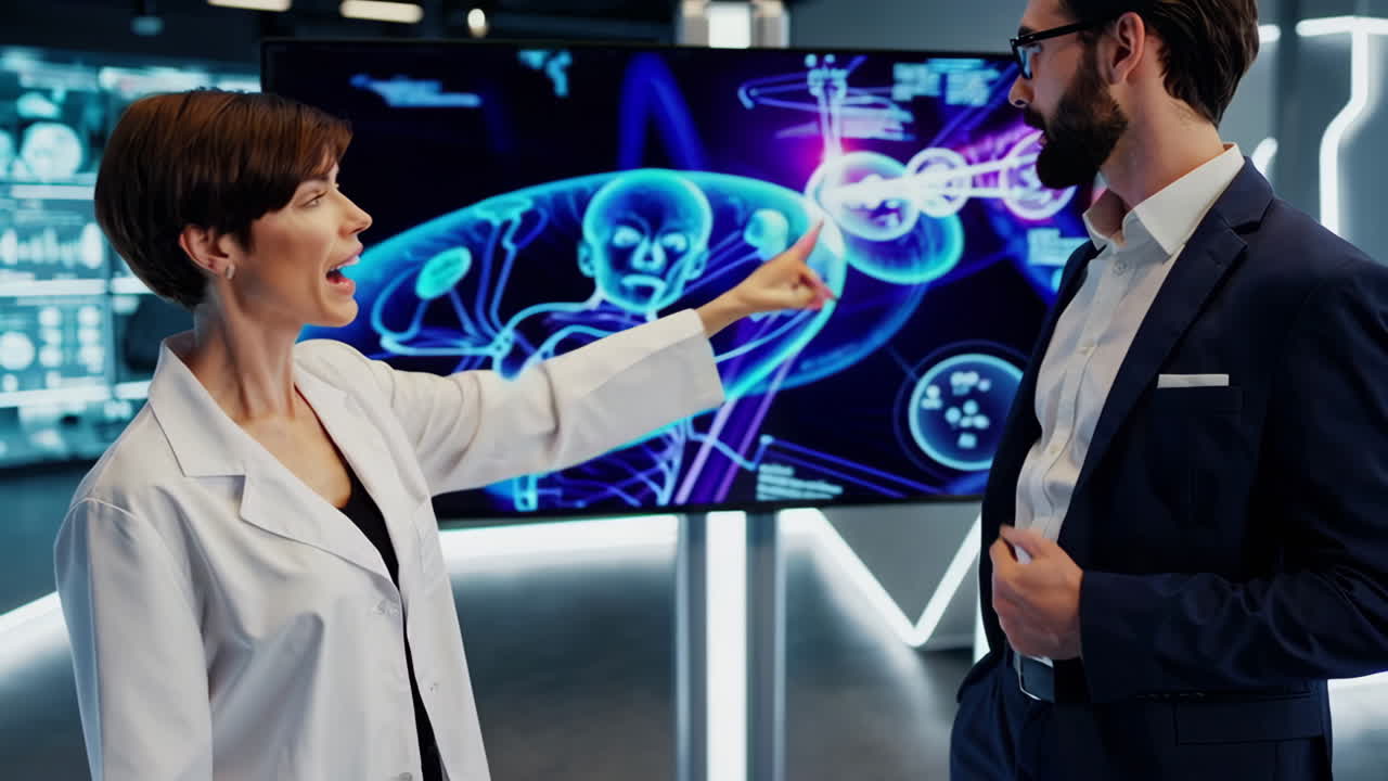 Medical Professionals Discuss Advanced Visualization Technology