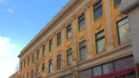 impressive building with historic architectural exterior in naugatuck, connecticut, usa