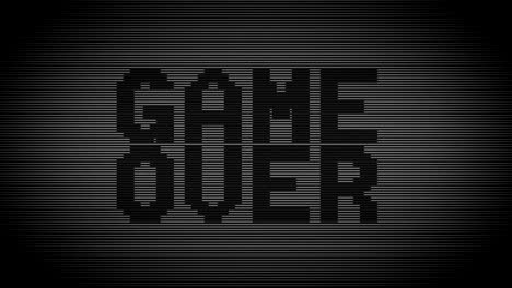 game over video game arcade broken monitor