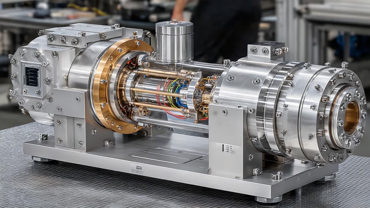 Advanced Precision Apparatus Demonstrating Cutting-Edge Engineering with Visible Internal Components for Enhanced Technological Applications and Industrial Innovation