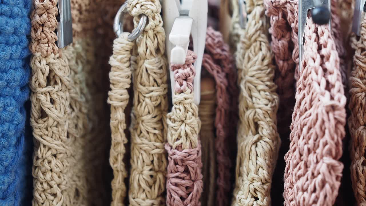 Crochet Bags Display