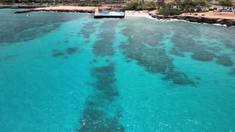 Vista-Aérea-Del-Arrecife-En-Electric-Beach-En-Oahu-Hawaii