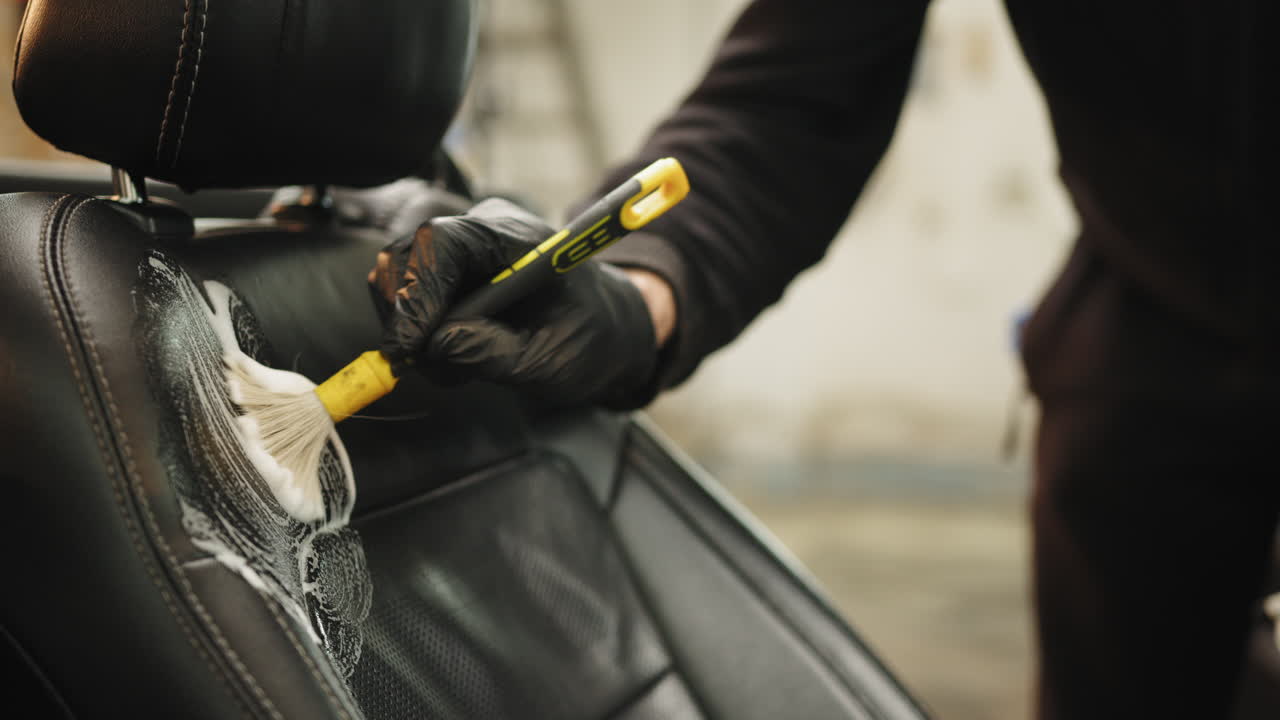 limpieza de asientos de automóviles