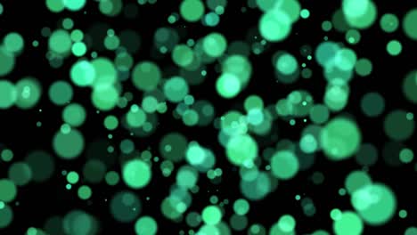 bucle de fondo bokeh abstracto de 4k (multicolor) - fondo bokeh abstract - perfectamente utilizable para una amplia variedad de temas - bucle sin costuras - fondo de partículas brillantes - bucle de partículas en movimiento - fondo de movimiento - bucles sin costura - color verde