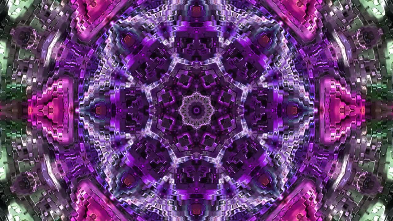 animación abstractamente colorida.