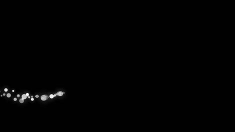 금빛 효과: 밝은 반이는 입자의 비행 (bokeh)