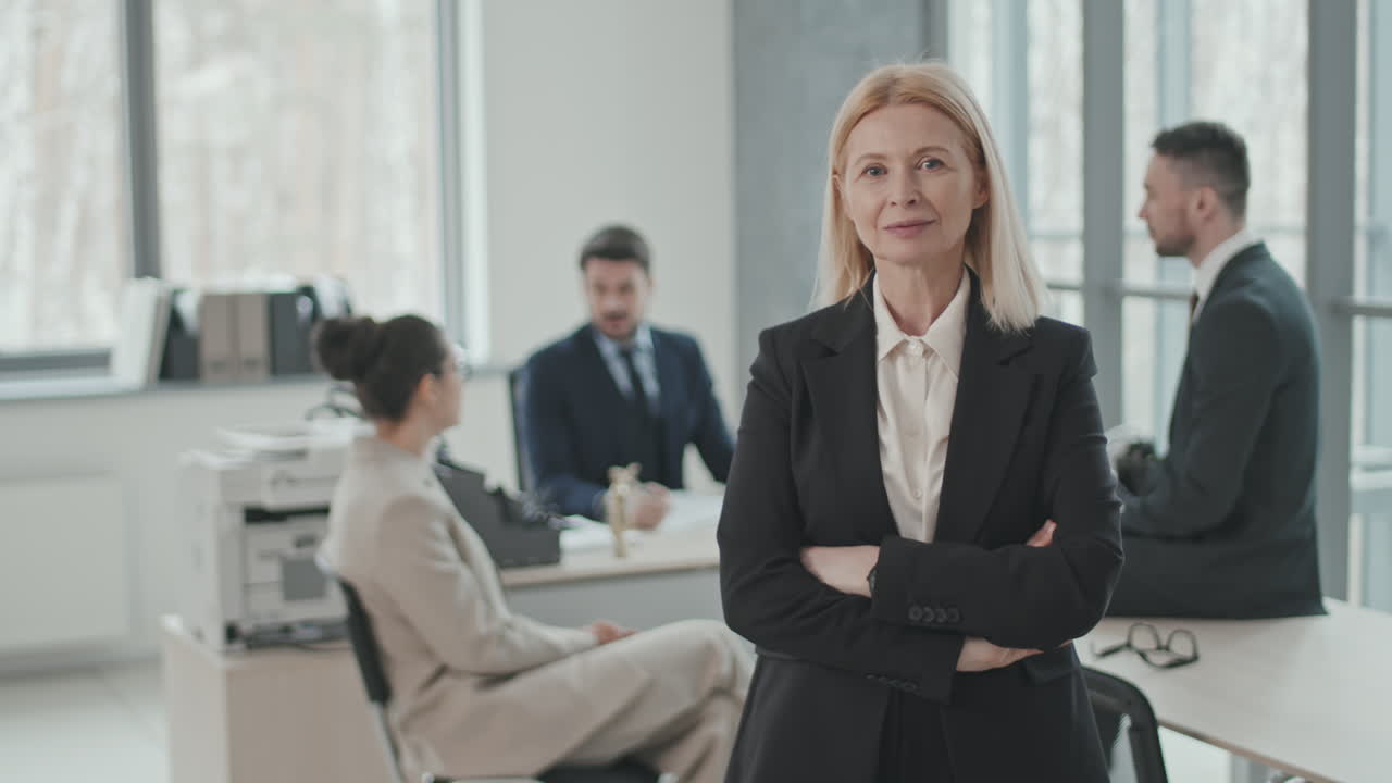 Female Lawyer Posing for Camera