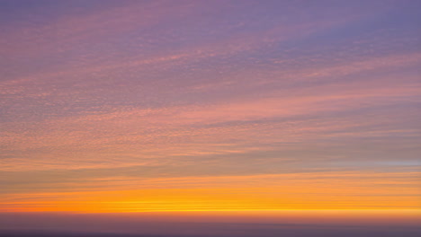 colorful sunset sky with vibrant clouds
