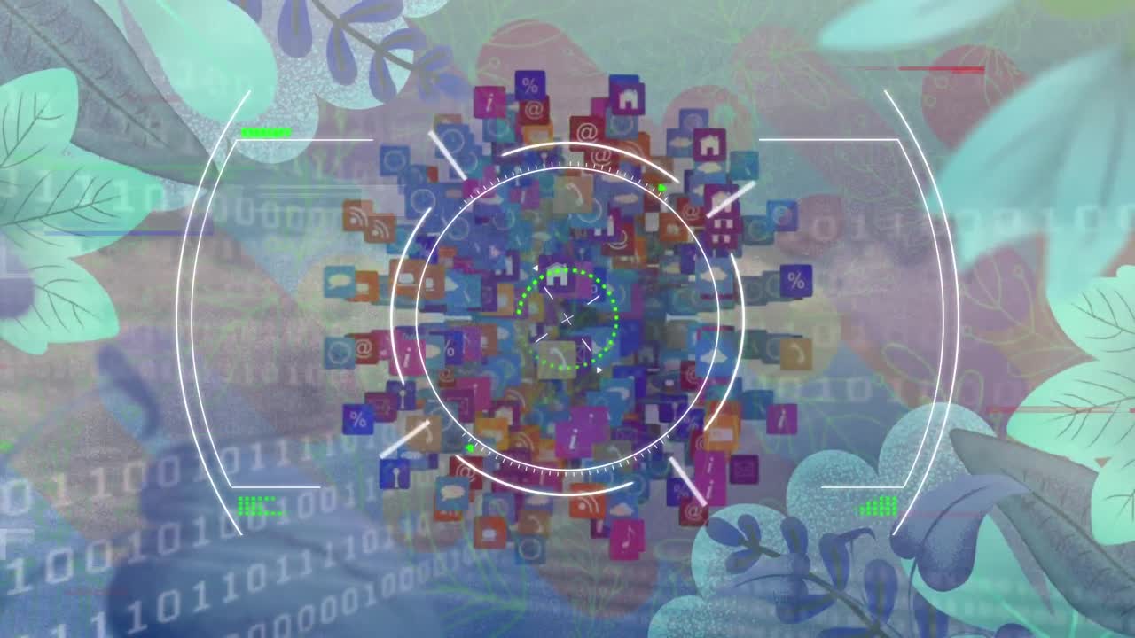 анимация соединений и обработка данных