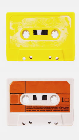 cassette tape in vertical