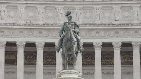 equestrian statue of victor emmanuel ii in rome