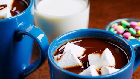 hot chocolate with marshmallows