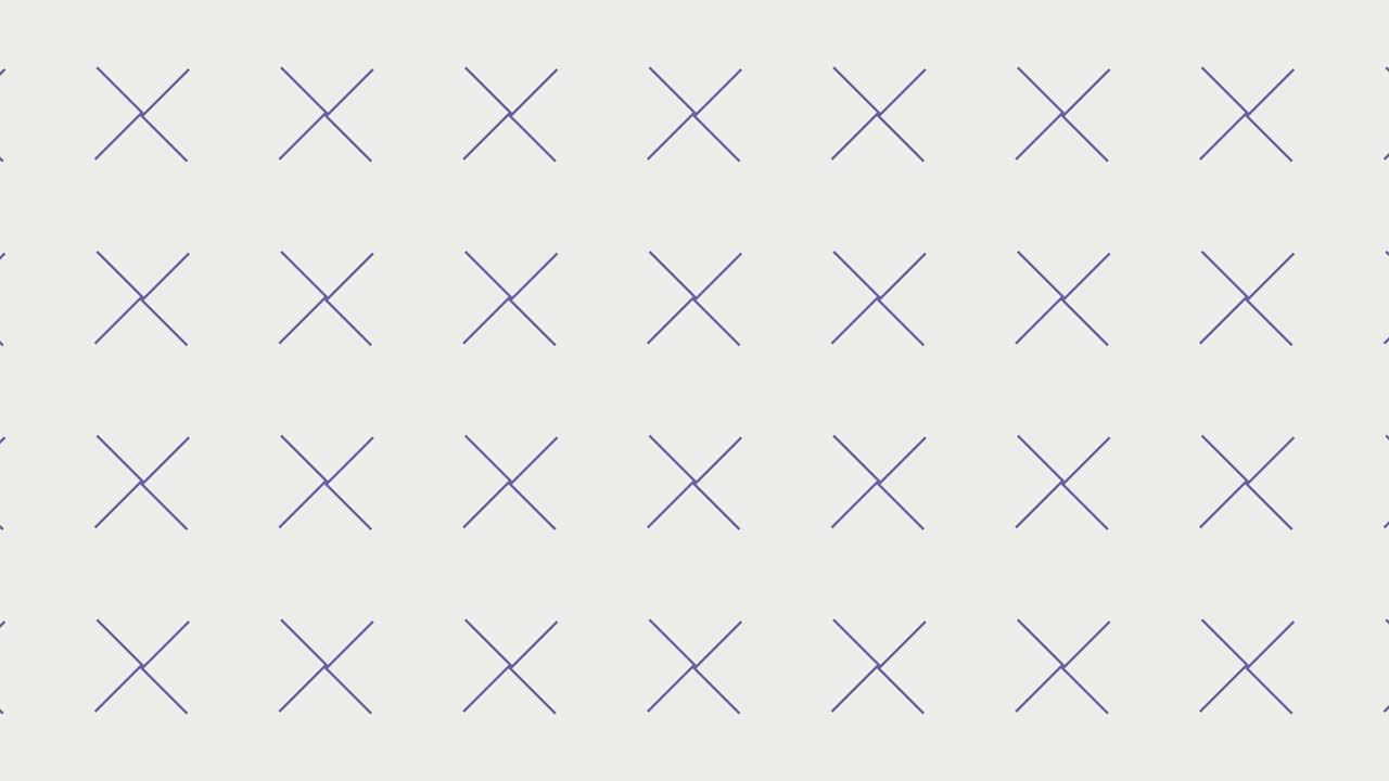 Abstract animated pattern with geometric tiles. Multicolor dynamic mosaic with very peri violet elements. Motion graphic background in a flat design