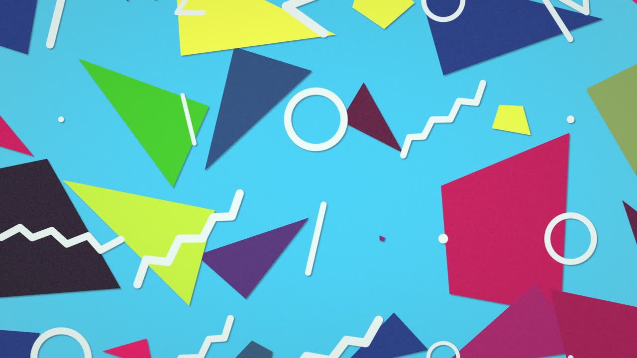 movimiento forma geométrica retro sobre fondo abstracto 6