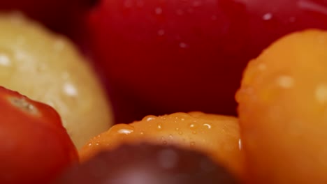 medley of heirloom grape cherry tomatoes.