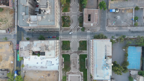 santiago de chile la moneda paseo bulnes aerial view traveling