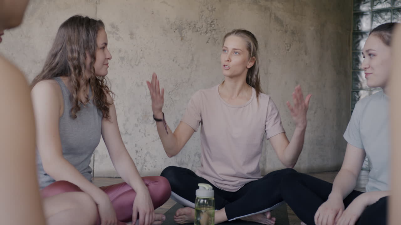 Yoga Class Group Discussion