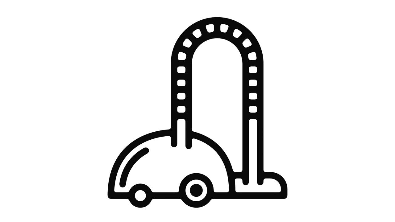 청소 라인 모션 그래픽