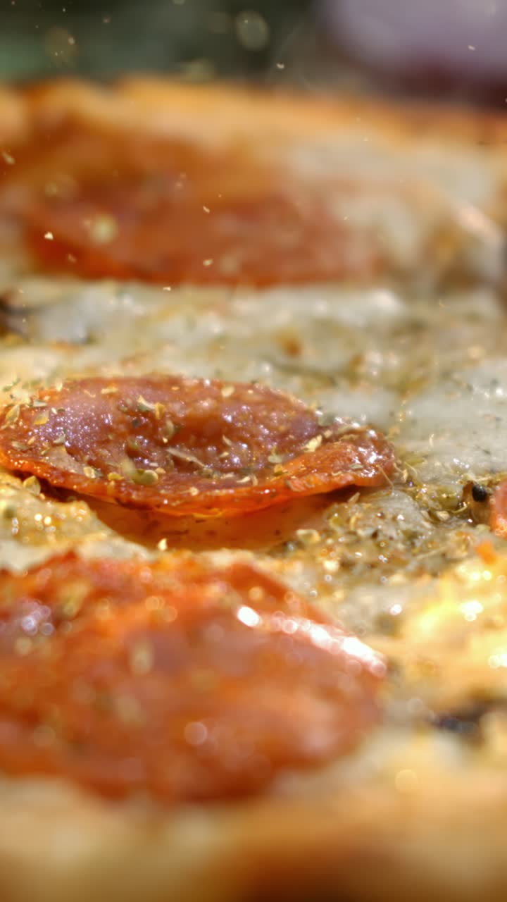 Close-up of Pepperoni Pizza