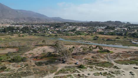 Papudo-Beach-Wetland,-Valparaiso-Region,-Country-of-Chile