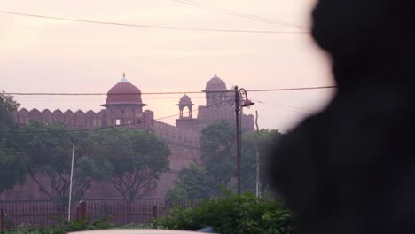 el fuerte rojo de delhi, india