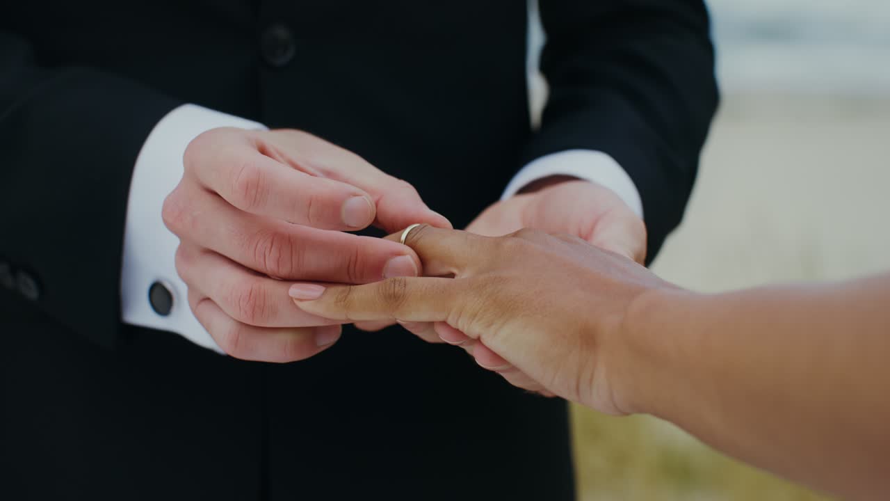 결혼 반지 교환