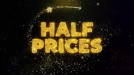 half price sale fireworks promotion