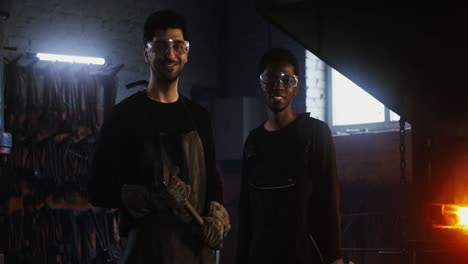 blacksmiths at work