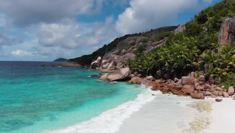 aerial view of grande soeur , an island of the seychelles