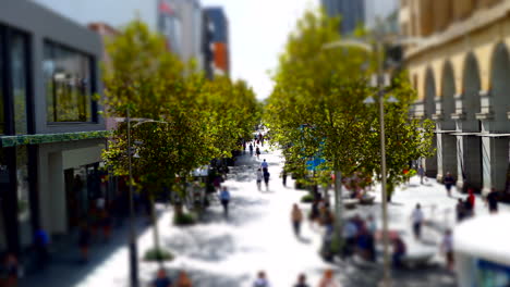 Perth-Ciudad-Centro-Gente-Tráfico-Multitudes-Durante-El-Día-Timelapse-2-Por-Taylor-Brant-Película