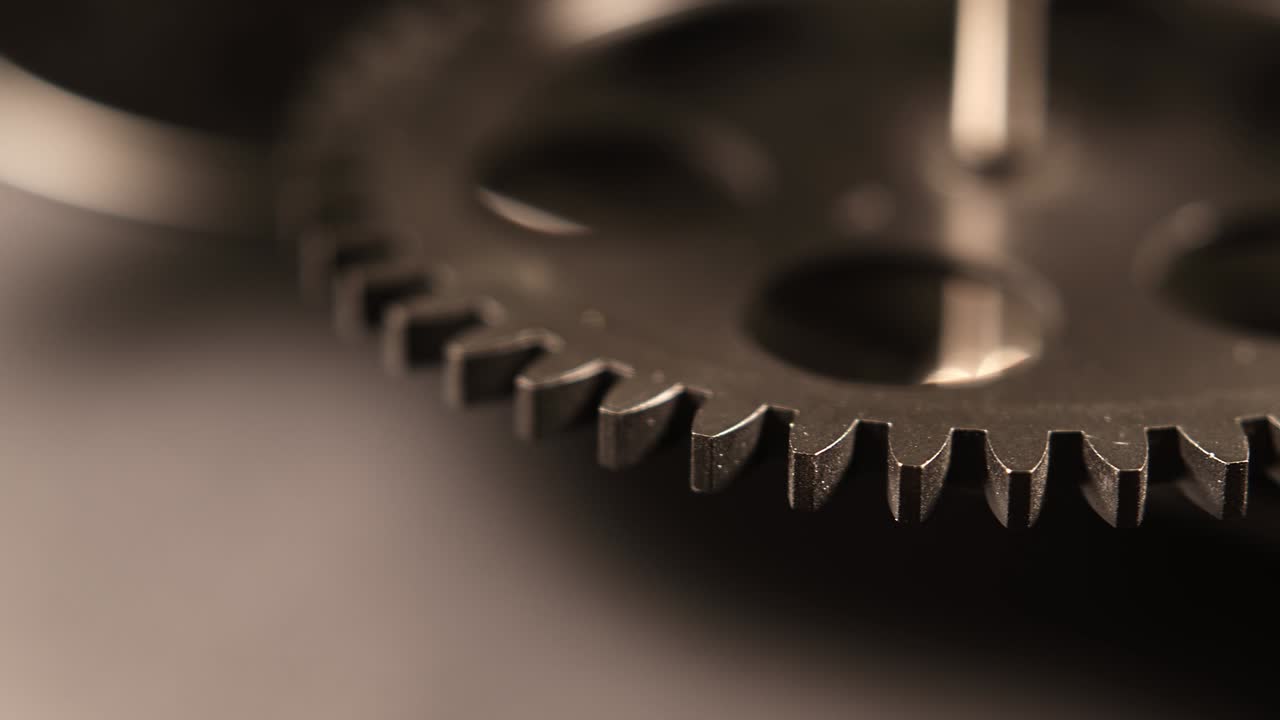 Retro Grunge Industrial Mechanic Clock Gears