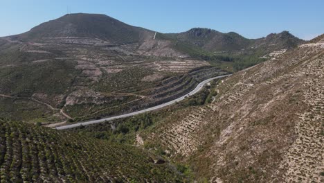 tierras de carretera boscosas