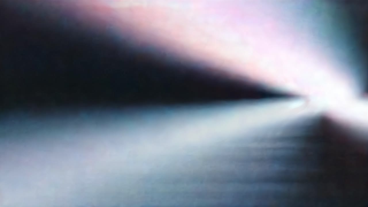 Sinfonia Visual Abstrata: explorando a harmonia de luz e som em paisagens etéreas de ondas coloridas e movimento fluido, capturados em quadros deslumbrantes