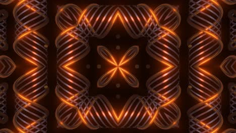 abstract glowing metallic pattern
