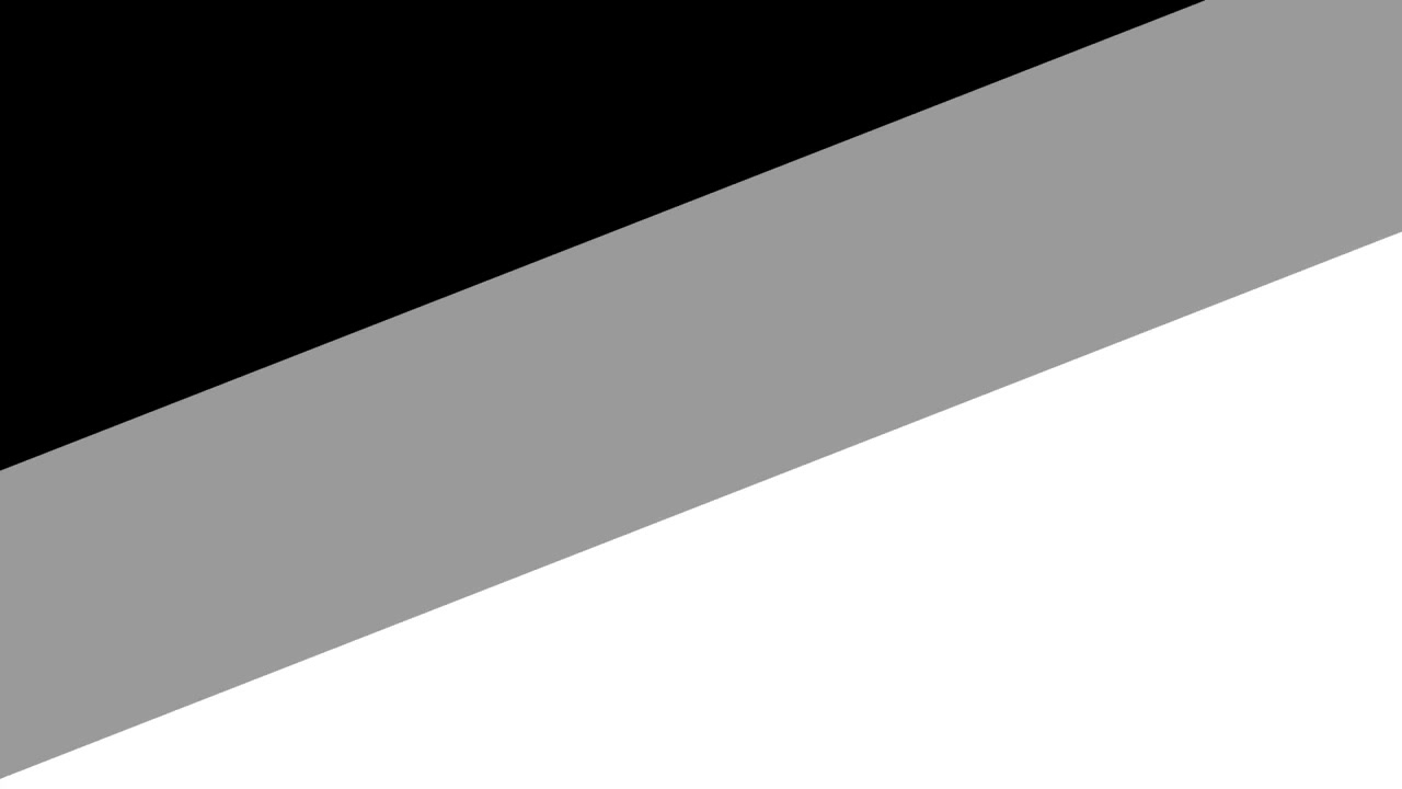 Transizione motion graphic astratta con barre nere e grigie scorrevoli in diagonale