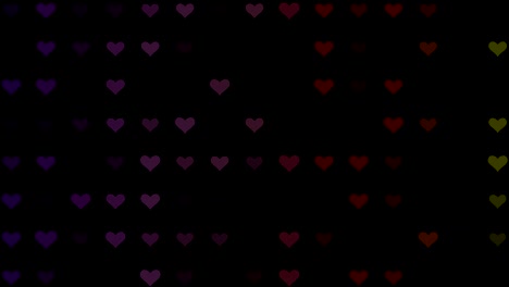 navidad abstracta y corazones rojos forma fluyendo, día de san valentín amor relación evento de vacaciones festivo