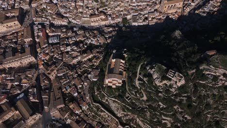 scicli, old mountain village with church and cathedral in sicily