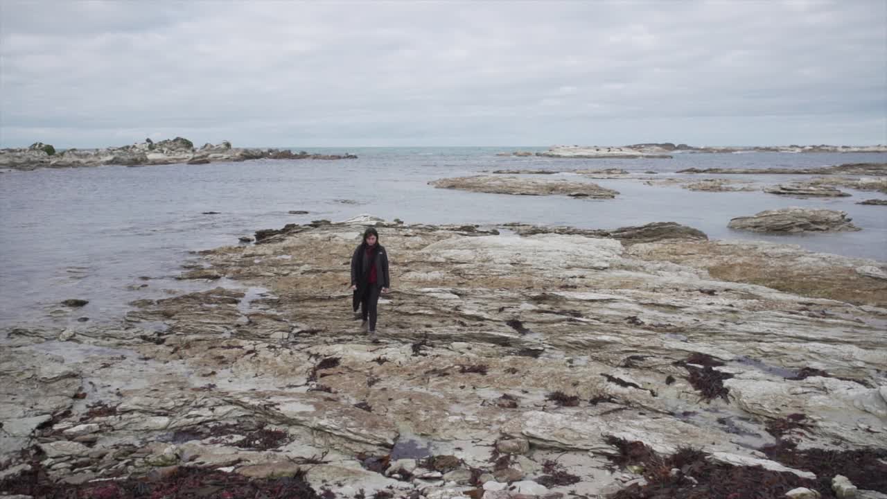 Coastal Landscape with a Person