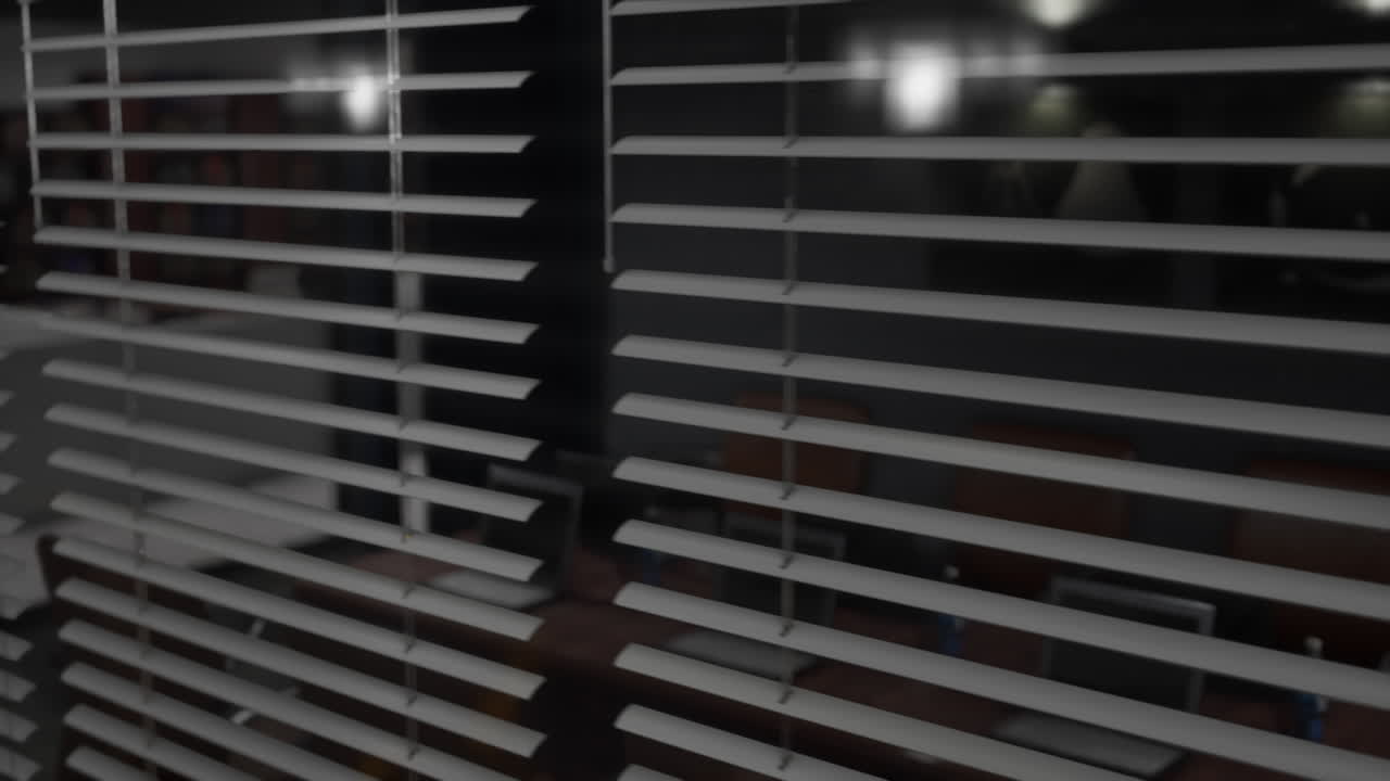 Interior of modern empty office building