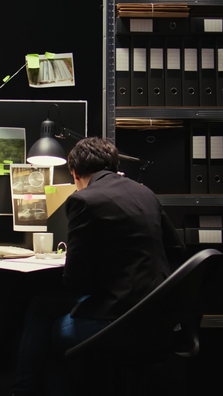 Vertical video Experts gather intelligence on culprit