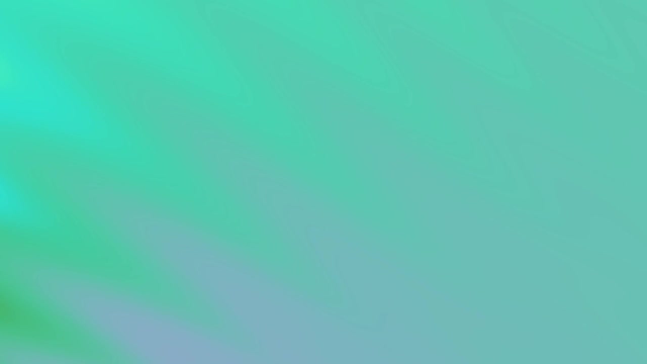 Fundo de Movimento Abstrato com Ondas em Gradiente Verde Suave e Azul-Petróleo