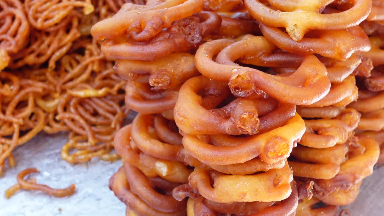 jalebi indian sweet sale at local store