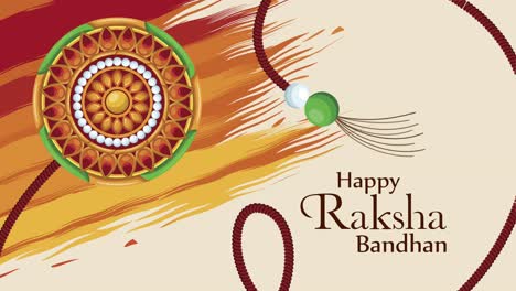 feliz raksha bandhan letras con la pulsera