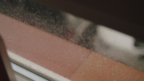 Gotas-De-Lluvia-En-El-Fondo-De-La-Ventana