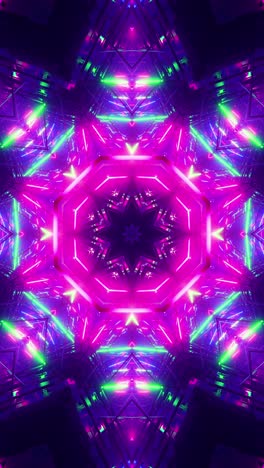 red blue neon motion background vj loop. vertical looped video