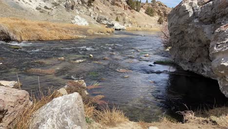 view of a river with water flowing