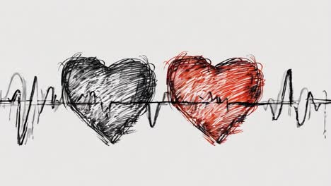 heart and heartbeat illustration