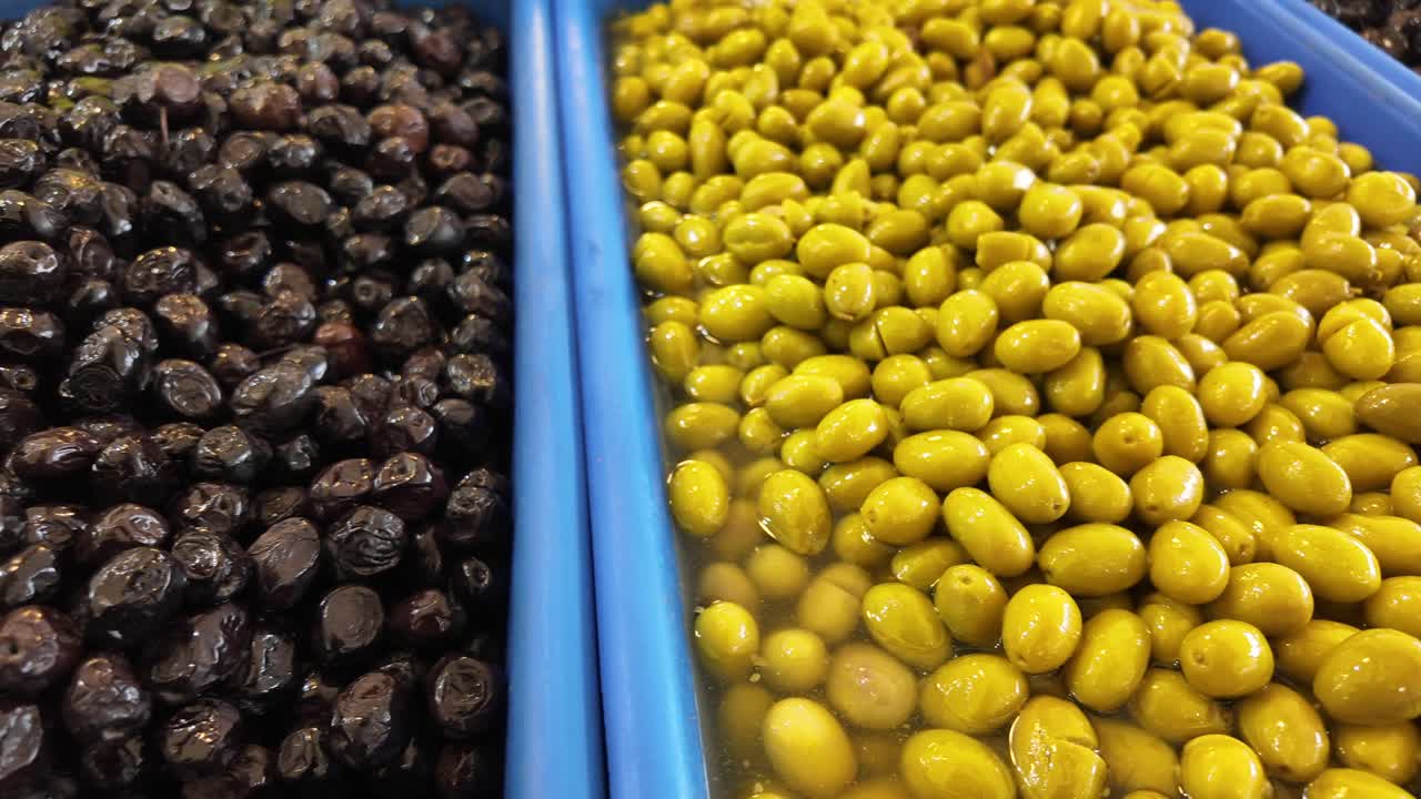 variedad de aceitunas