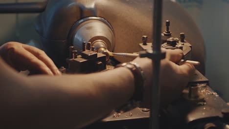 metalworking on a lathe