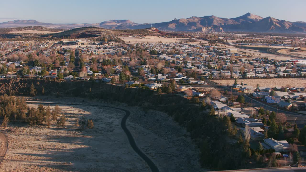 오리건 주 레드몬드의 공중 풍경